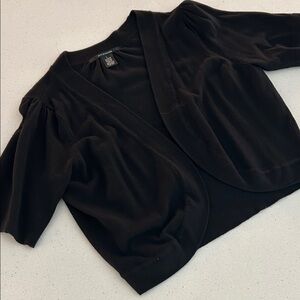 89th & Madison Black Knit Top
